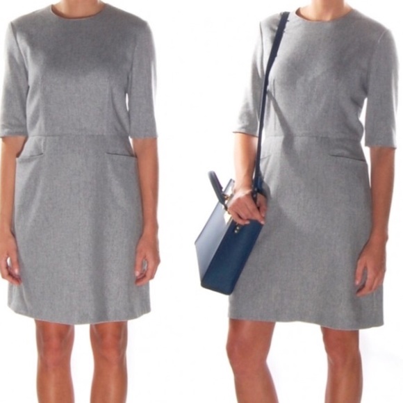 rag & bone Wool Structured A-Line Dress - Picture 2 of 3